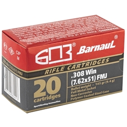 barnaul-308-winchester-ammo-145-grain-fmj-polycoated-steel-cased-fmj145||