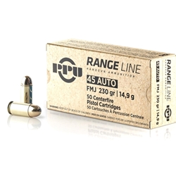 prvi-partizan-range-45-acp-auto-ammo-230-gr-fmj-ppr45||