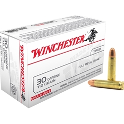 winchester-usa-30-carbine-ammo-110-grain-fmj-q3132||