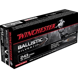 winchester-ballistic-silvertip-243-wssm-ammo-95-grain-rapid-controlled-expansion-polymer-tip-sbst243ssa||