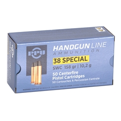 Prvi Partizan AmmunitionPrvi Partizan 38 Special Ammo 158 Grain Semi-Wadcutter