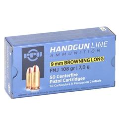 prvi-partizan-9mm-browning-long-ammo-108-grain-full-metal-jacket-pph9bl||