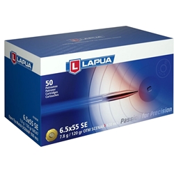 lapua-scenar-l-6-5-55-mm-swedish-mauser-ammo-120-grain-hollow-point-boat-tail-4316039||