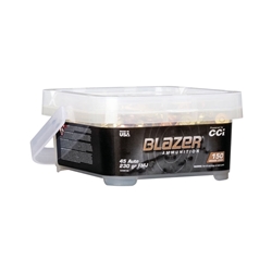 cci-blazer-pack-45-acp-ammo-230-grain-fmj-150-round-bucket-5230b150||