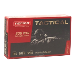 norma-tactical-308-winchester-ammo-match-150-grain-fmj-20177262||