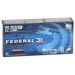 federal-varmint-predator-22-250-remington-ammo-55-grain-hornady-v-max-v22250vm2||