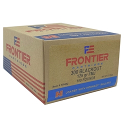 hornady-frontier-300-blackout-ammo-125-grain-fmj-150-round-box-fr402||