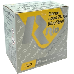 rio-game-load-blue-steel-20-gauge-ammo-2-3-4-7-8-oz-4-shot-250-rounds-glbs204||