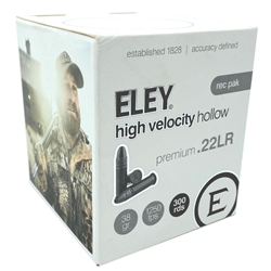 eley-high-velocity-22-long-rifle-ammo-38-grain-lhp-05230||