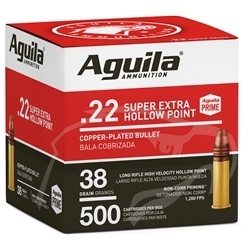 aguila-superextra-22-long-rifle-ammo-38-grain-high-velocity-copper-plated-lead-hp-1b221118||