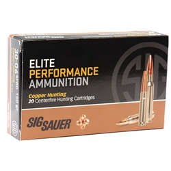 Sig Sauer Elite Performance 30-06 Springfield Ammo 150 Grain Elite Performance Copper Hunting