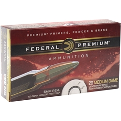 federal-premium-vital-shok-6mm-remington-ammo-100-grain-nosler-partition-p6c||