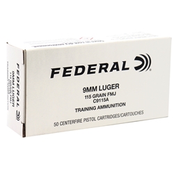 federal-training-9mm-luger-ammo-115-grain-fmj-c9115a||