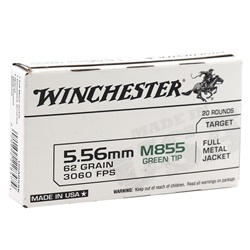 winchester-5-56mm-m855-nato-ammo-62-grain-green-tip-fmj-wm855k||