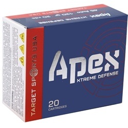 Target Sports USA APEX 45 ACP Ammo 120 Grain Xtreme Defense