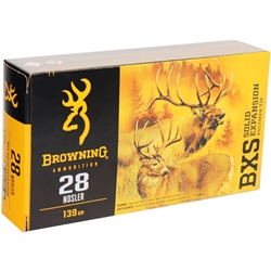 browning-bxs-28-nosler-ammo-139-grain-solid-expansion-polymer-tip-b192400281||