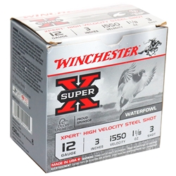 winchester-super-x-xpert-12-gauge-ammo-3-1-1-8-oz-3-shot-250-round-case-wex1233||