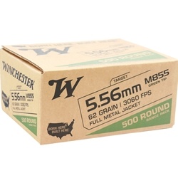 winchester-5-56mm-m855-nato-ammo-62-grain-green-tip-fmj-500-rounds-value-pack-wm855500||