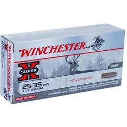 winchester-super-x-rifle-25-35-wcf-ammo-117-grain-power-point-x2535||