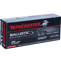 winchester-ballistic-silvertip-25-wssm-ammo-85-grain-ballistic-silvertip-sbst25wss||