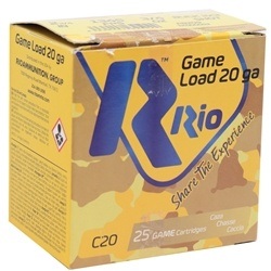 rio-game-load-20-gauge-ammo-2-3-4-3-4-oz-9-pellets-buck-shot-250-rounds-rb209||