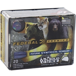 federal-syntech-10mm-auto-ammo-200-grain-total-synthetic-jacket-hard-cast-flat-nose-p10shc1||