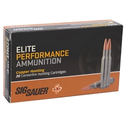 Sig Sauer Elite Performance 270 Winchester Ammo 130 Grain Copper Hunting