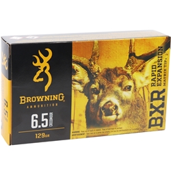 browning-bxr-6-5-creedmoor-ammo-129-grain-matrix-tip-b192100651||