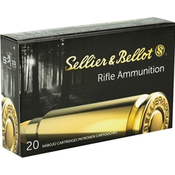 Sellier & Bellot 8x57mm JRS Mauser (8mm Rimmed Mauser) 196 Grain Soft Point Cutted Edge