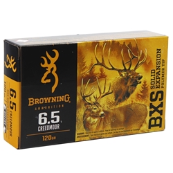 browning-bxs-6-5-creedmoor-ammo-120-grain-controlled-expansion-polymer-tip-b192400651||