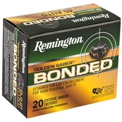 remington-golden-saber-45-acp-auto-ammo-230-grain-bonded-jacketed-hollow-point-gsb45apbb||