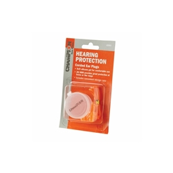 Champion-Silicone-Gel-Ear-Plugs-Corded-With-Case-Orange||