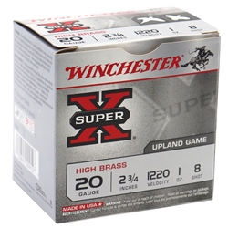 winchester-super-x-20-gauge-2-3-4-1-oz-8-lead-shot-250-round-case-x208||