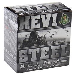 Hevi-Shot Hevi-X 12 Gauge Ammo 3" 1-1/4oz #1 Shotshell Steel Loads 