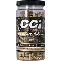 cci-clean-22-high-velocity-realtree-edition-22-long-rifle-ammo-40-grain-polymer-coated-lead-round-nose-966cc||