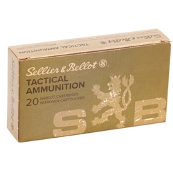 Sellier & Bellot Tactical 7.62x51 Ammo 200 Grain Subsonic Full Metal Jacket