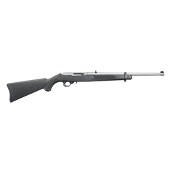 RugerRuger 1022 Standard SemiAuto Rimfire Rifle 22 Long Rifle 185 Barrel 10 Rounds Black Synthetic Stock