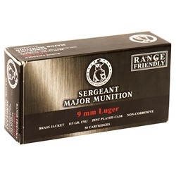 sergeant-major-range-friendly-9mm-luger-ammo-115-grain-fmj-zinc-plated-steel-case-9mm115bjbzn0050||