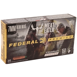 federal-premium-meat-eater-7mm-remingto-magnum-150-grain-trophy-copper-tipped-boat-tail-lead-free-p7rtc3||