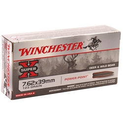 winchester-super-x-usa-7-62-39mm-ammo-123-grain-pointed-soft-point-x76239||