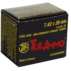 tulammo-7-62-39mm-ammo-122-grain-hp-steel-case-ul076202||