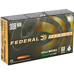 federal-gold-medal-match-308-winchester-ammo-168-grain-sierra-matchking-hollow-point-gm308m500||