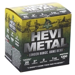 Hevi-Shot Hevi-Metal Longer Range 20 Gauge Ammo 3" 1 oz #2 Non-Toxic