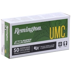 remington-umc-30-super-carry-ammo-100-grain-fmj-r20015||