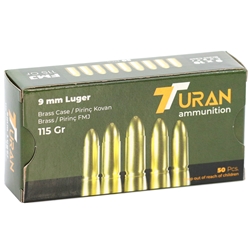 turan-9mm-luger-ammo-115-grain-fmj-turan9-115||