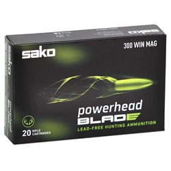 sako-powerhead-blade-300-winchester-magnum-ammo-170-grain-lead-free-jas-phb300wm170b||