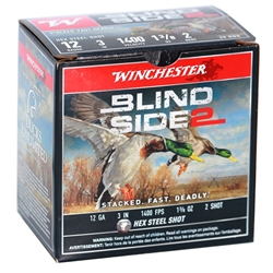 winchester-blind-side-2-12-gauge-3-1-3-8oz-2-shot-steel-shot-lead-free-xbs1232||