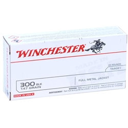 winchester-usa-300-aac-blackout-ammo-147-grain-fmj-usa300b147||