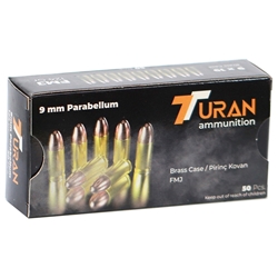 turan-parabellum-9mm-luger-ammo-124-grain-fmj-turan9-124pr||