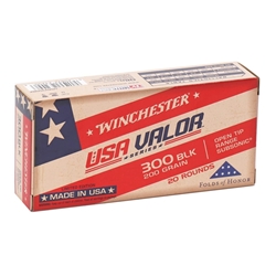 winchester-usa-valor-300-aac-blackout-ammo-200-grain-open-tip-range-subsonic-usav300bx||